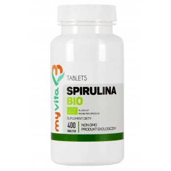 Spirulina BIO - 400 tabletek - suplement diety